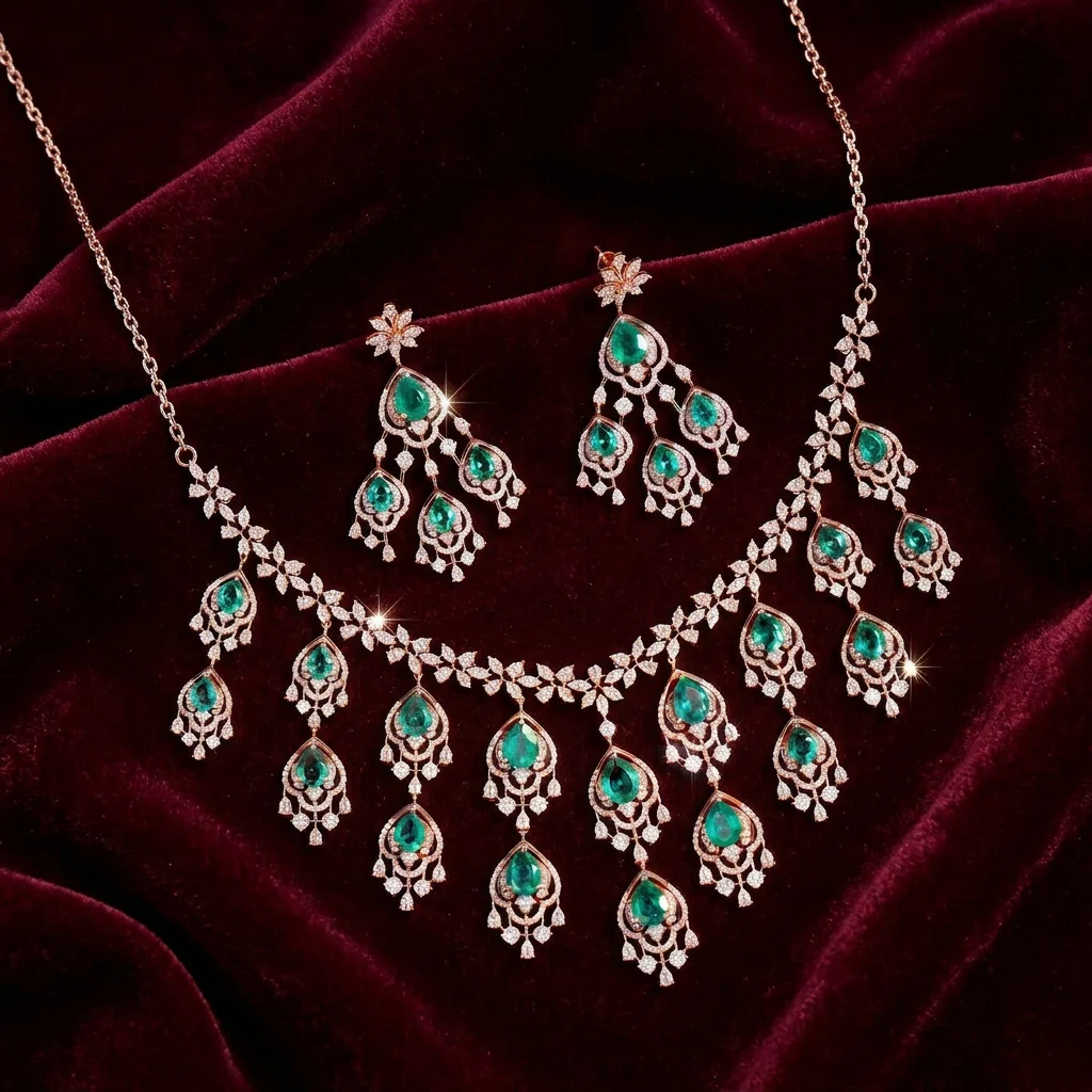 Emerald Symphony jewellery
